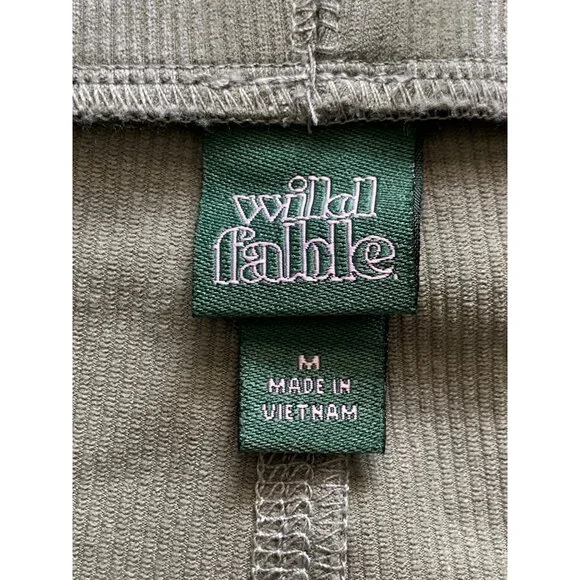 Wild Fable Womens Midi Pencil Skirt Stretchy Light Gray Ribbed Knit Size Medium - Picture 8 of 10